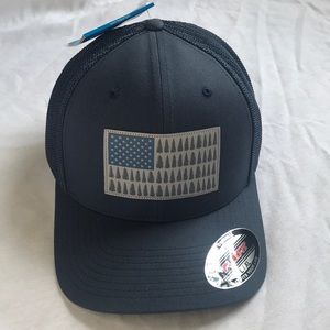 Columbia American Flag FlexFit Ballcap L/XL